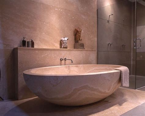 17 Charming Bathtubs Made Of Natural Stone For More Pleasant Look