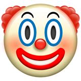 Download for free in png, svg, pdf formats 👆. Clown Face Emoji on Apple iOS 12.2