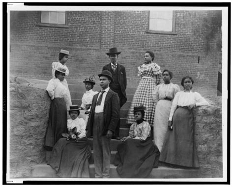 8 X 10 Photo 1899 African American Men And Women Posed For Portrait