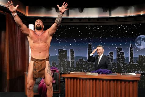 Watch Jason Momoa Get Cheeky As He Strips Down To Nothing But His