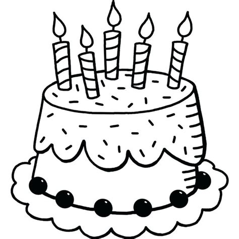 Check spelling or type a new query. Coloriage Gateau Anniversaire 5 Ans | Birthday coloring ...