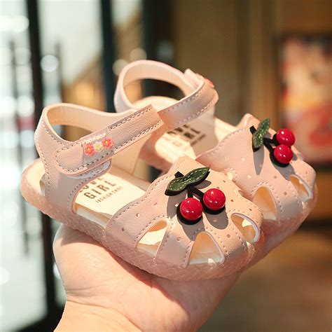 Buy Pikachu Baby Walking Shoes Girl Sandals Cute Small Cherry Baby