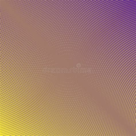 Abstract Yellow And Purple Halftone Triangle Background Stock Vector