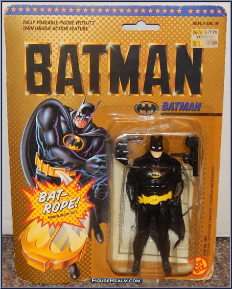 Batman Bat Rope Round Face Batman Basic Series Toy Biz Action
