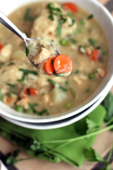 Easy Chicken And Dumpling Soup Melanie Makes
