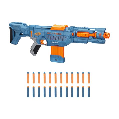 Nerf Elite 20 Echo Cs 10 Comes With 24 Official Nerf Darts For Kids