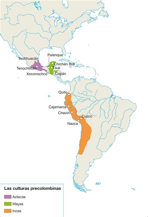 Mapa De Culturas Precolombinas De Am 233 Rica Mapa Mental Layarkaca21