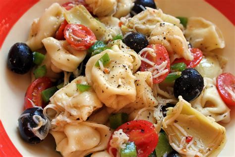 I made this antipasto tortellini pasta salad and ate it with grilled chicken and. The Chickpea Chickadee: Cheese Tortellini Pasta Salad
