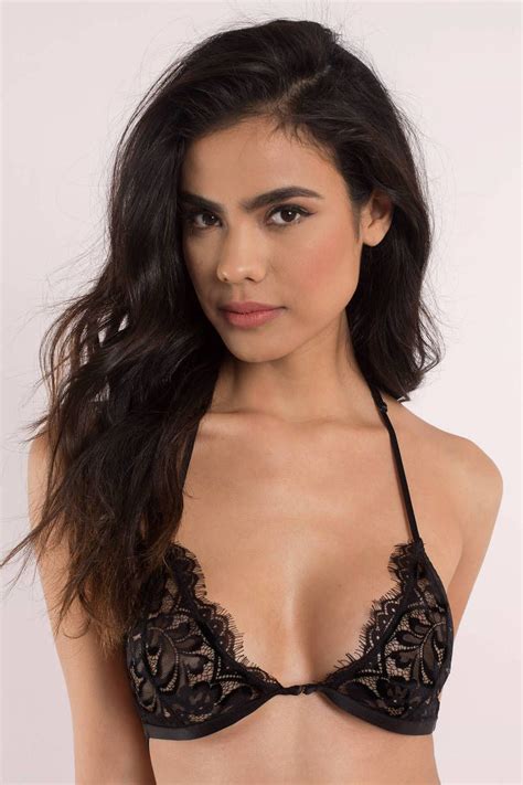 Laced With Love Strappy Bralette In Black Strappy Bralette Strappy