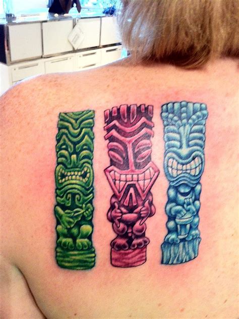 44 Best Tiki Tattoo Images On Pinterest Tiki Tattoo Peircings And