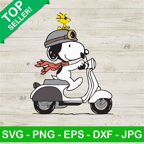 Snoopy Ride Motorcycle Svg Archives High Quality Svg
