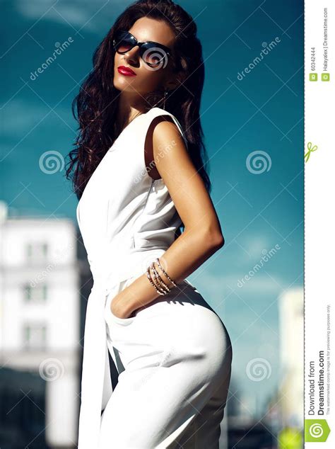 Femme D Affaires Chaude Sexy De Mode Dans La Rue Photo Stock Image Du