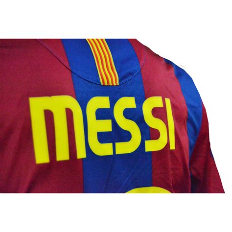 Supportez lionel messi dès maintenant. Maillot domicile Barcelone 2010/2011 Messi