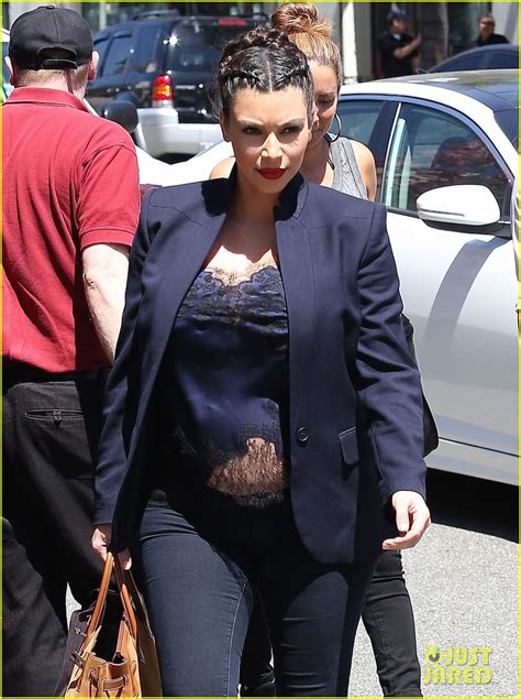 Kim Kardashian Bares Pregnant Baby Bump In Belly Shirt Photo Kim Kardashian