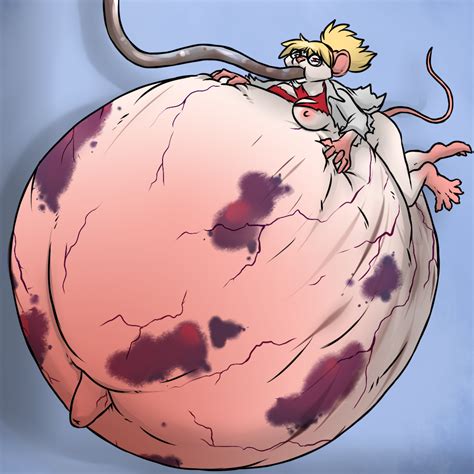 rule 34 1 1 aggrobadger anthro barefoot belly big belly blonde hair breasts bruised bursting