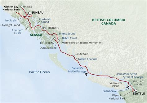 Alaskas Inside Passage And San Juans Cruise • Usa River Cruises Official