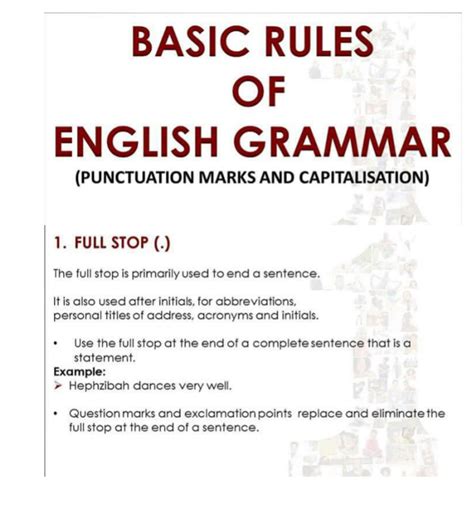 Basic Rules Of English Grammarpdf Notes Novel Jobs