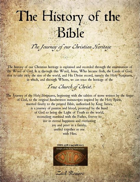 The History of the Bible - Insight of the King