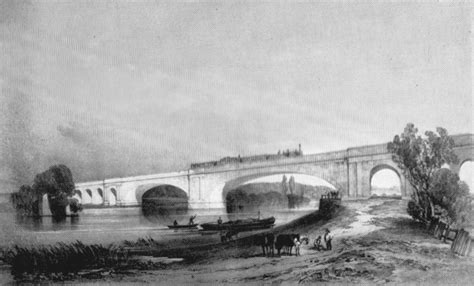 Maidenhead Railway Bridge Where Thames Smooth Waters Glide