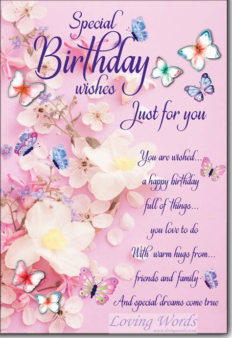 Birthday Wishes Cards Birthday Wishes Embellished Greeting Card