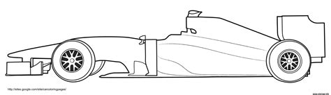 Coloriage Formule 1 Car White Label  JeColorie.com