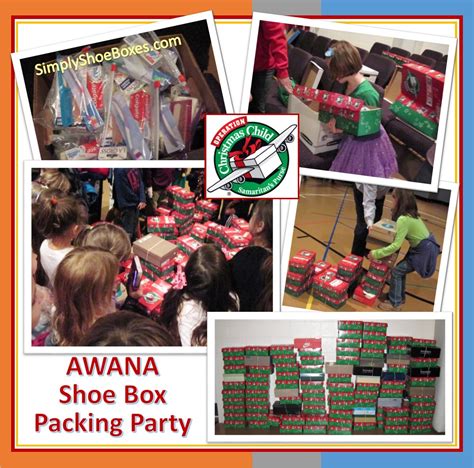 Simply Shoeboxes Operation Christmas Child Shoebox Packing Party Memories