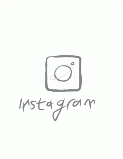 Instagram Logo And Word Design 