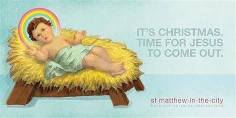 Simbol palungan kasih karunia dalam kekristenan, dari bayi yesus dalam palungan, kaca. Iklan bayi Yesus gay muncul di Selandia Baru | merdeka.com