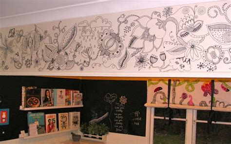 Doodle Art Feature On Wall Doodle Wall Art Doodle Wall Doodle Art