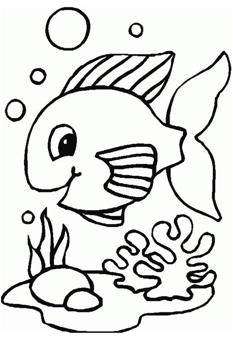 Top 25 Free Printable Fish Coloring Pages Online | Preschool coloring