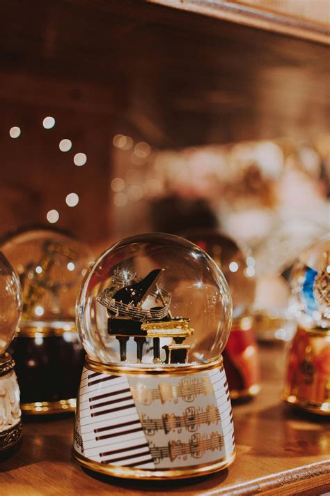 Magic Glass Snow Globe In Christmas Market · Free Stock Photo