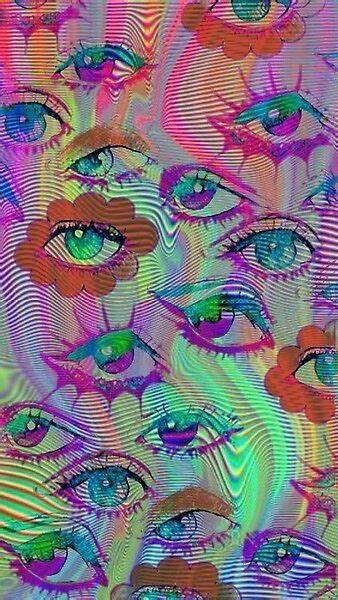 Trippy Eyes By Theastralrealm Redbubble Trippy Iphone Wallpaper