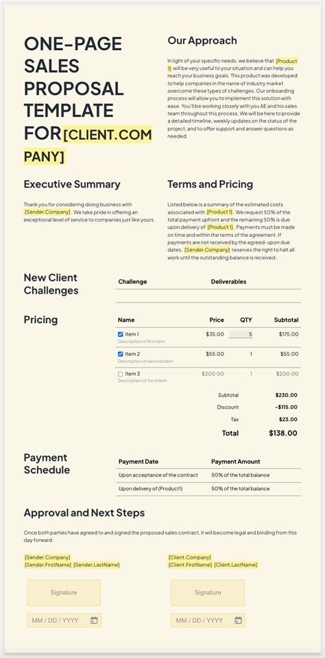 How To Write A Winning Sales Proposal Templates Examples Yesware