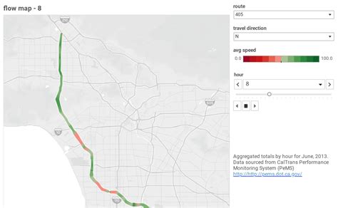 Traffic Flow Map To Publish Tableau Public