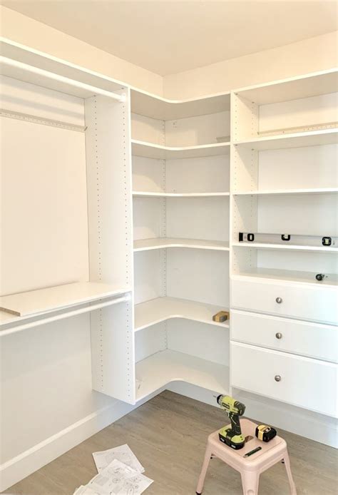 diy custom walk in closet affordable and easy to install 1111 light lane closet remodel