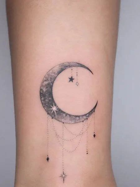 Half Moon Tattoo Moon Tattoo Wrist Moon Tattoo Designs Small Moon