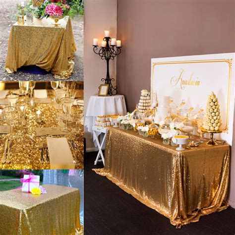 Custom party, print & gifts. 100*150cm Rectangular Sequin Tablecloth Table Cloth ...