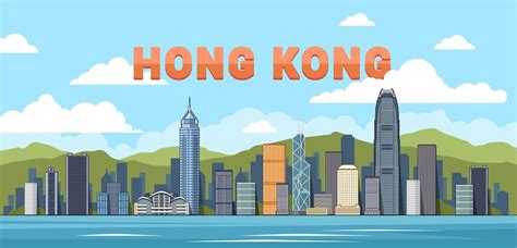 Premium Vector Hong Kong Detailed Silhouette Vector Illustration