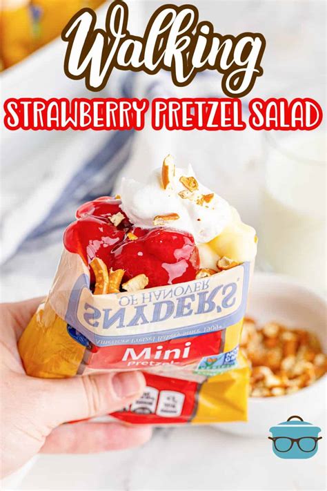 Walking Strawberry Pretzel Salad Video The Country Cook