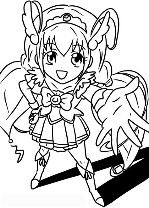Glitter force coloring pages anime glitter force scaled printable 2021 062 coloring4free coloring4free com. Glitter Force Coloring Pages Coloring Pages