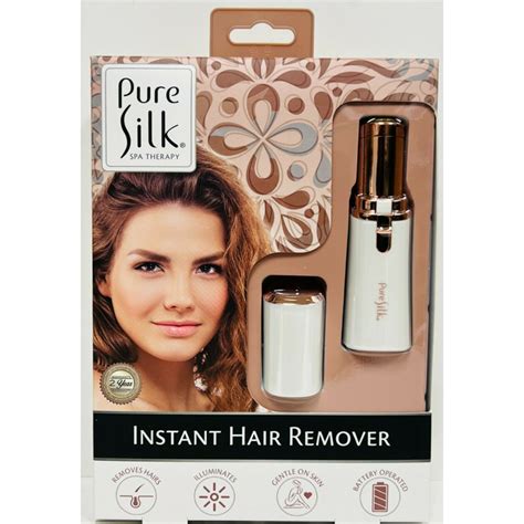 Pure Silk Instant Hair Remover Battery Operated Built In Light