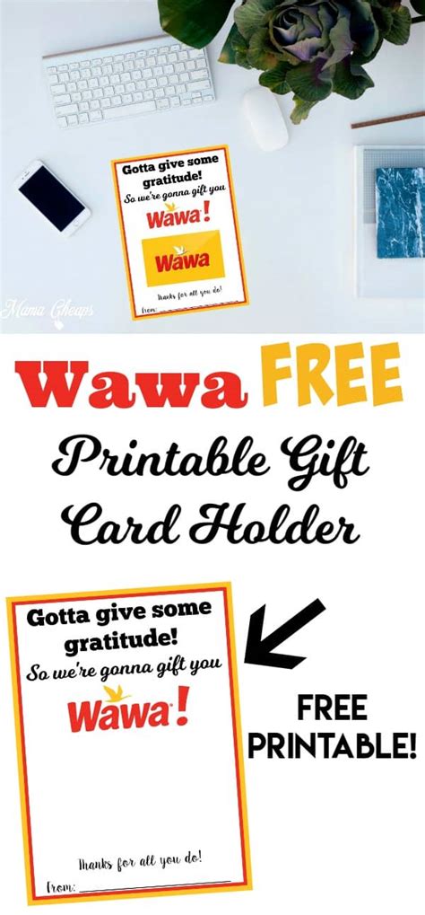 To check your wawa gift card balance, go to gift card balance page. Wawa FREE Printable Gift Card Holder | Mama Cheaps