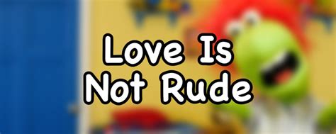 Love Is Not Rude Sunday School Lesson For Kids 1 Corinthians 13