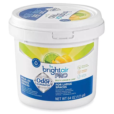 Bright Air Industrial Air Freshener Pro Odor Eliminator Zesty Lemon