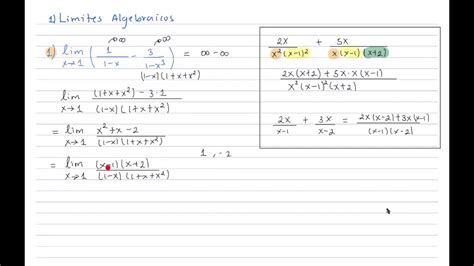 Límites Algebraicos Racionalización Y Cambio De Variable Youtube