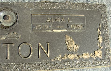 Alma Campbell Loy Hilton 1919 1998 Find A Grave Memorial