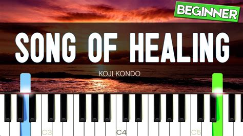 Song Of Healing Easy Piano Tutorial Sheet Music Midi Youtube