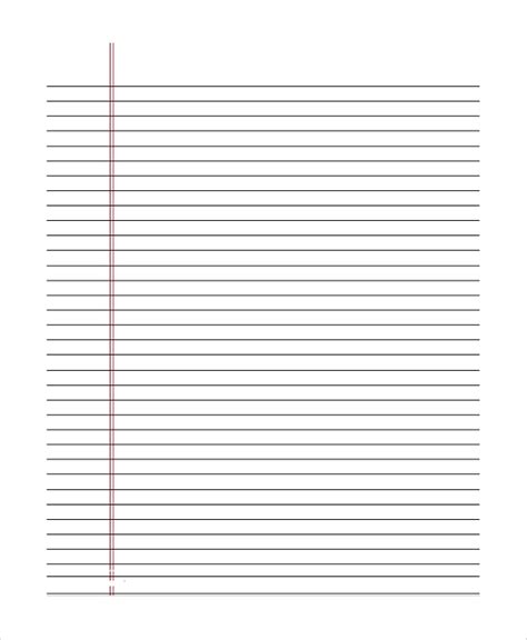 College Ruled Lined Paper Madison S Paper Templates College Ruled