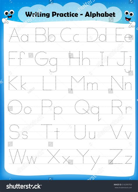 Tracing Letters Handwriting Worksheets