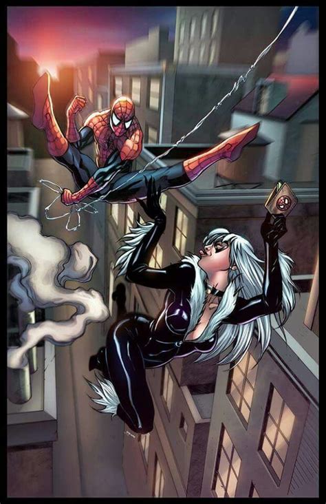 Spidey And Black Cat Black Cat Marvel Black Cat Spectacular Spider Man